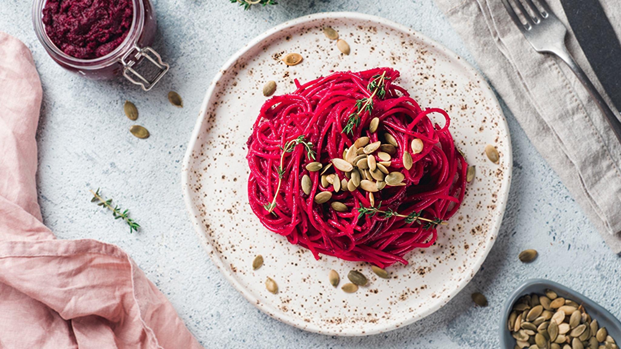 Beet Pesto Pasta recipe